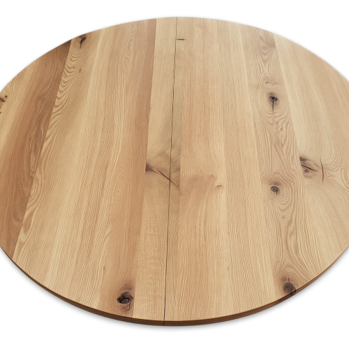 Blat okrągły, kolor naturalny, lakier.png