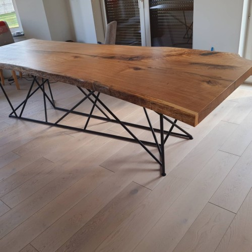 Stół z monolitu dębowego