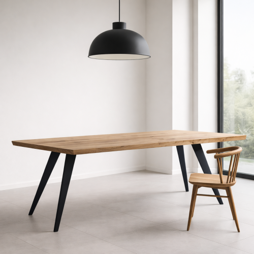 Stół nowoczesny z cienkimi czarnymi nogami z blachy.png